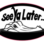 "see you later" alligator magnet 2x3 inch